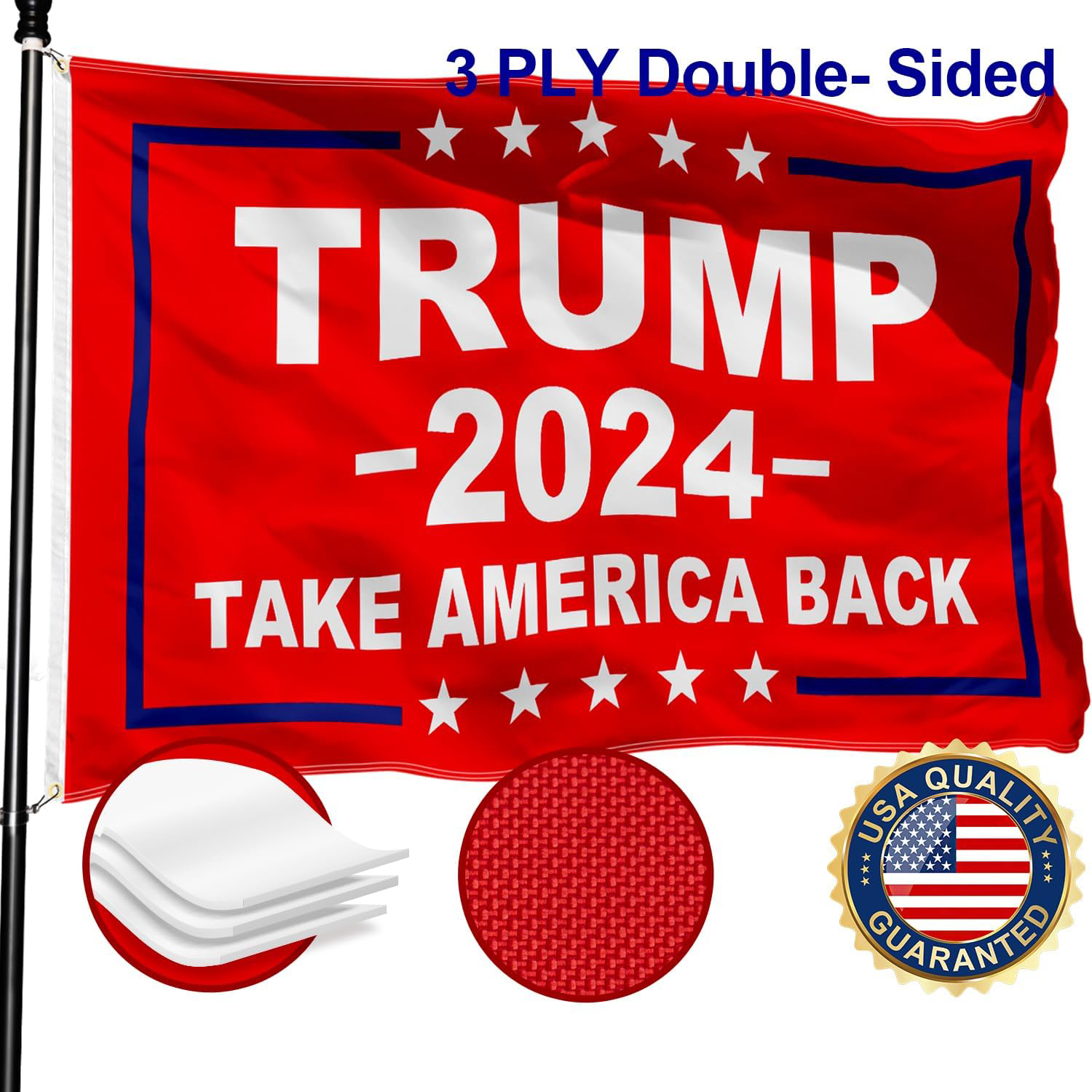 3x5 ft Custom Trump Flag 3