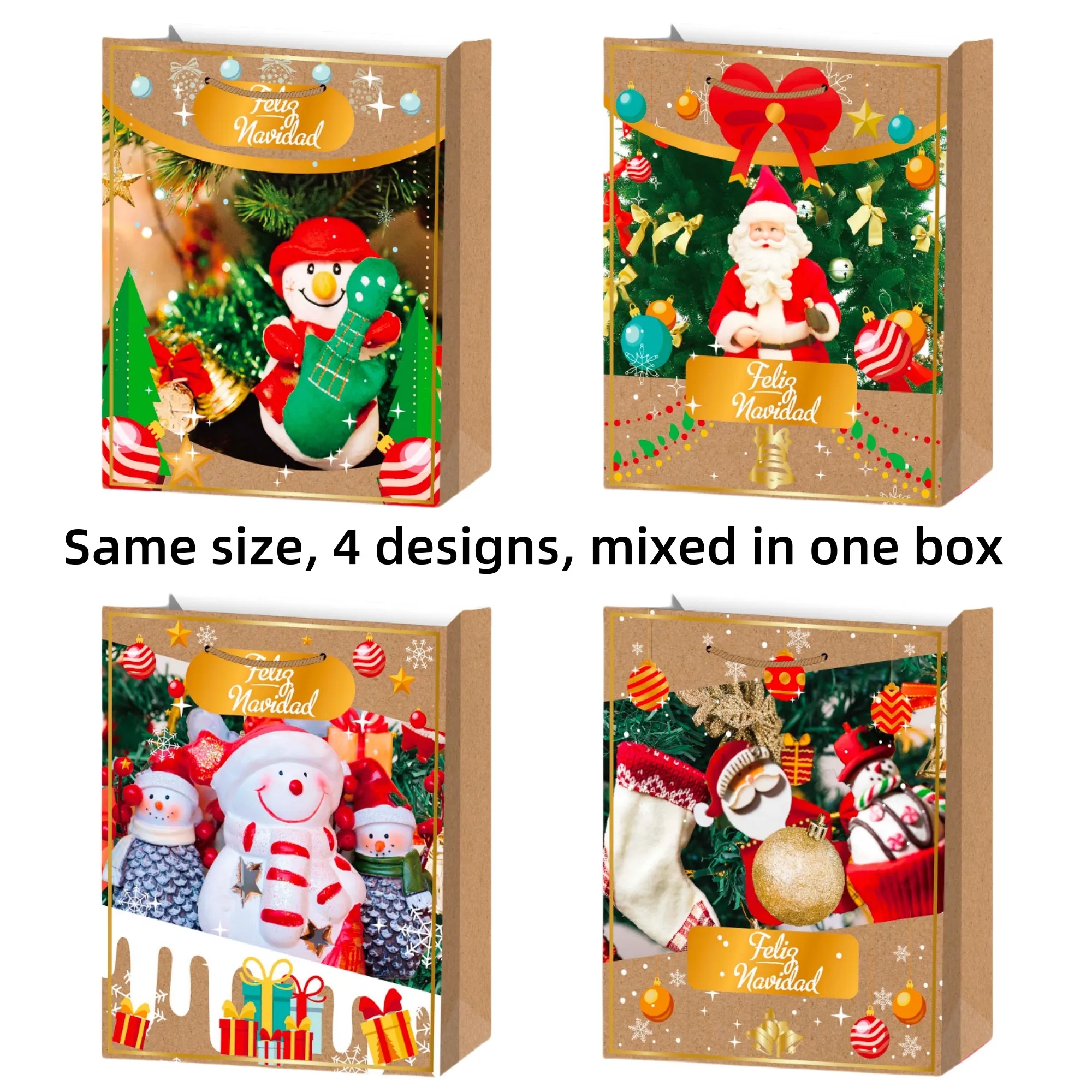 Christmas Gift Bag - Ornament Design For Holidays 2