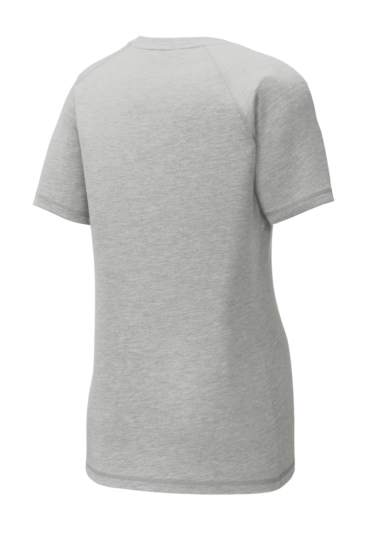 Sport-Tek Women's PosiCharge Tri-Blend Wicking Scoop Neck Raglan Tee. LST400 85