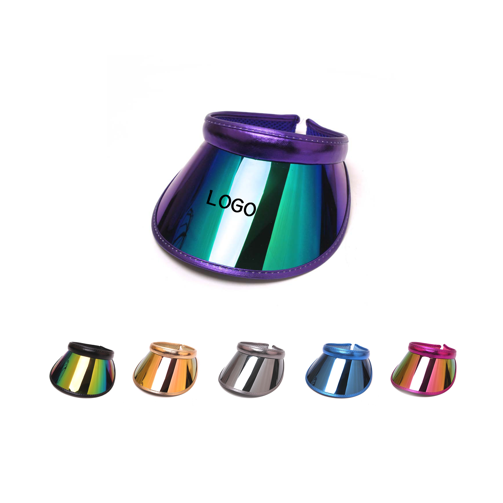 UV Protection Hair Clip Visor Hat 2