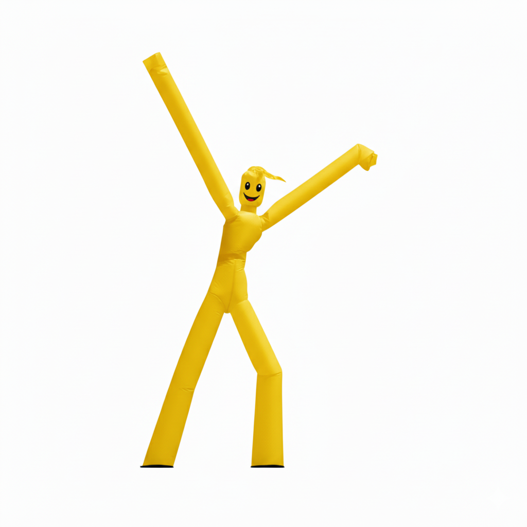 Wacky Man™ Double-Leg Inflatable, Yellow (PMS 116), 25' 3