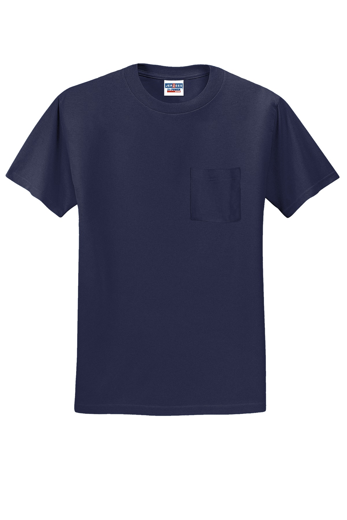 Jerzees - Dri-Power 50/50 Cotton/Poly Pocket T-Shirt. 29MP 12