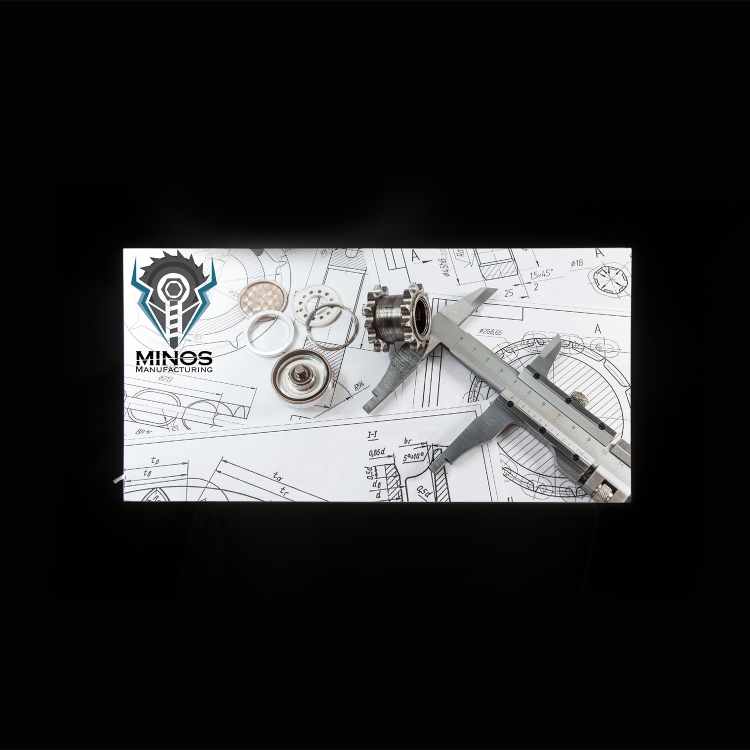 30" x 60" Standard SEG Glo Wall Mount Kit 1