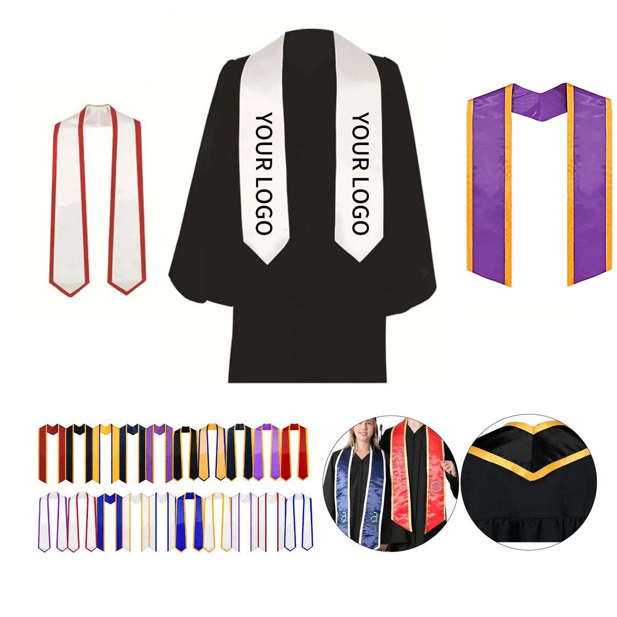 Graduate Outfit Sash Polyester Fabric 32