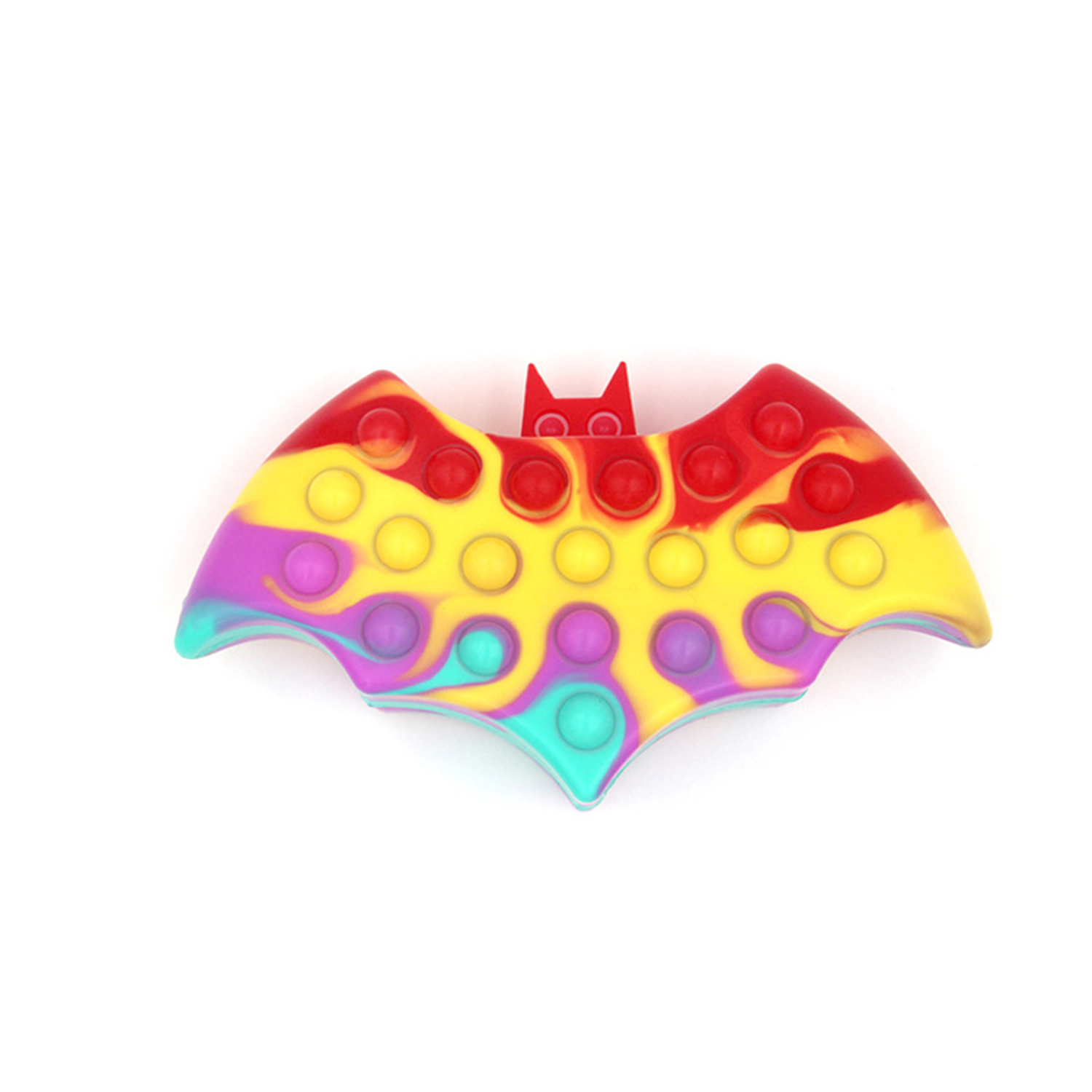 Bat Shaped Silicone Push Pop Bubble Ball Toy 4