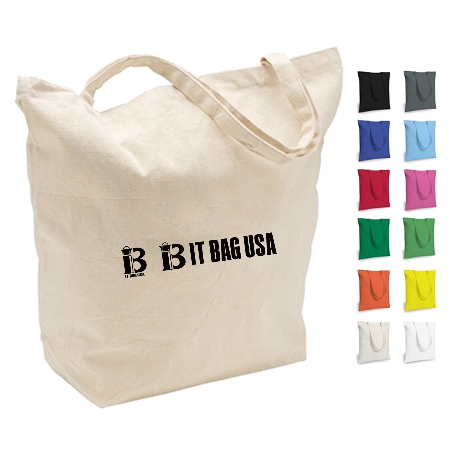 12oz Custom Canvas Tote Bag 18