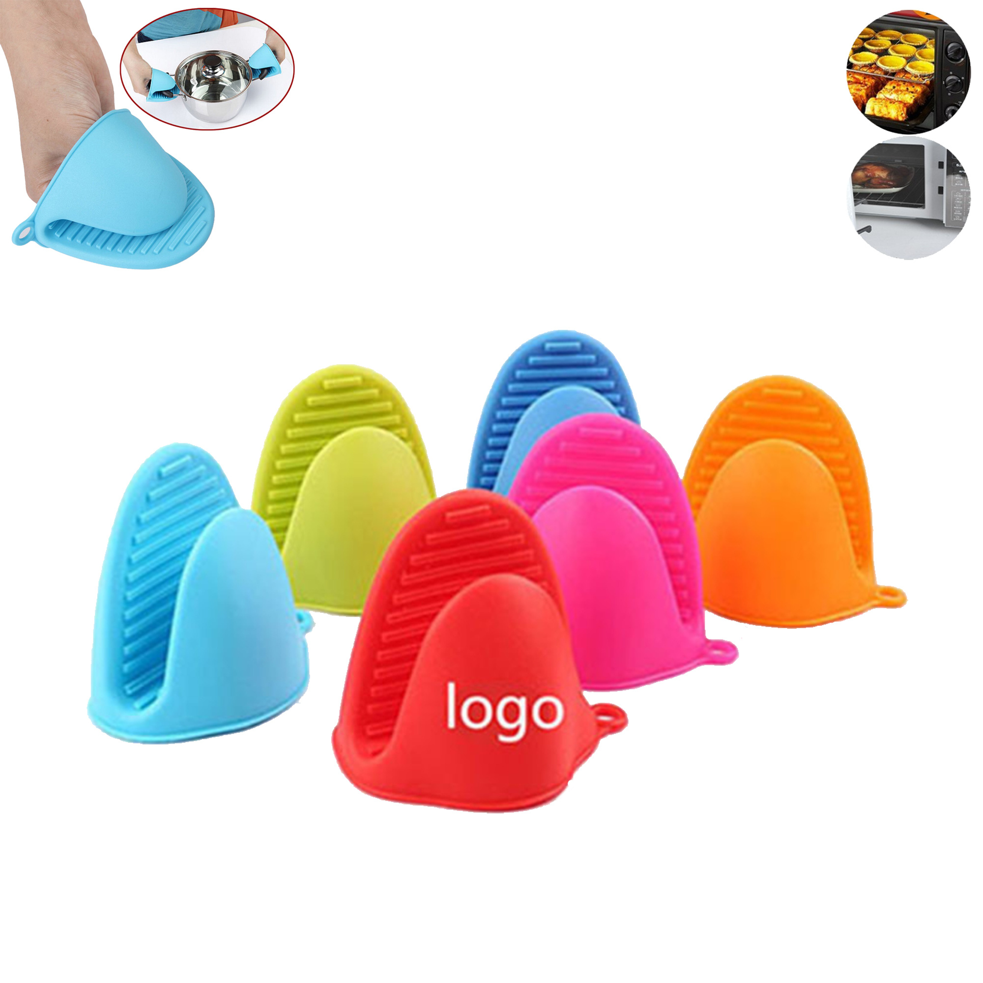 Silicone Oven Mitts With Your Logo 2