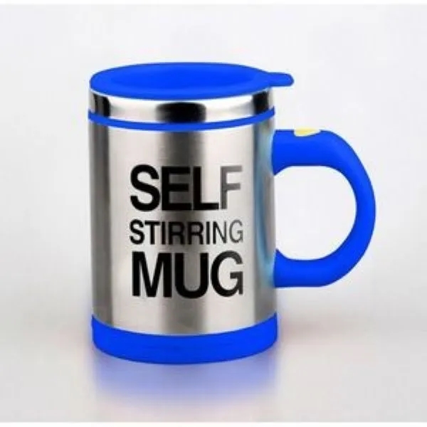 14 Oz. Stainless Steel Self Stirring Mug Mixing Cup 2