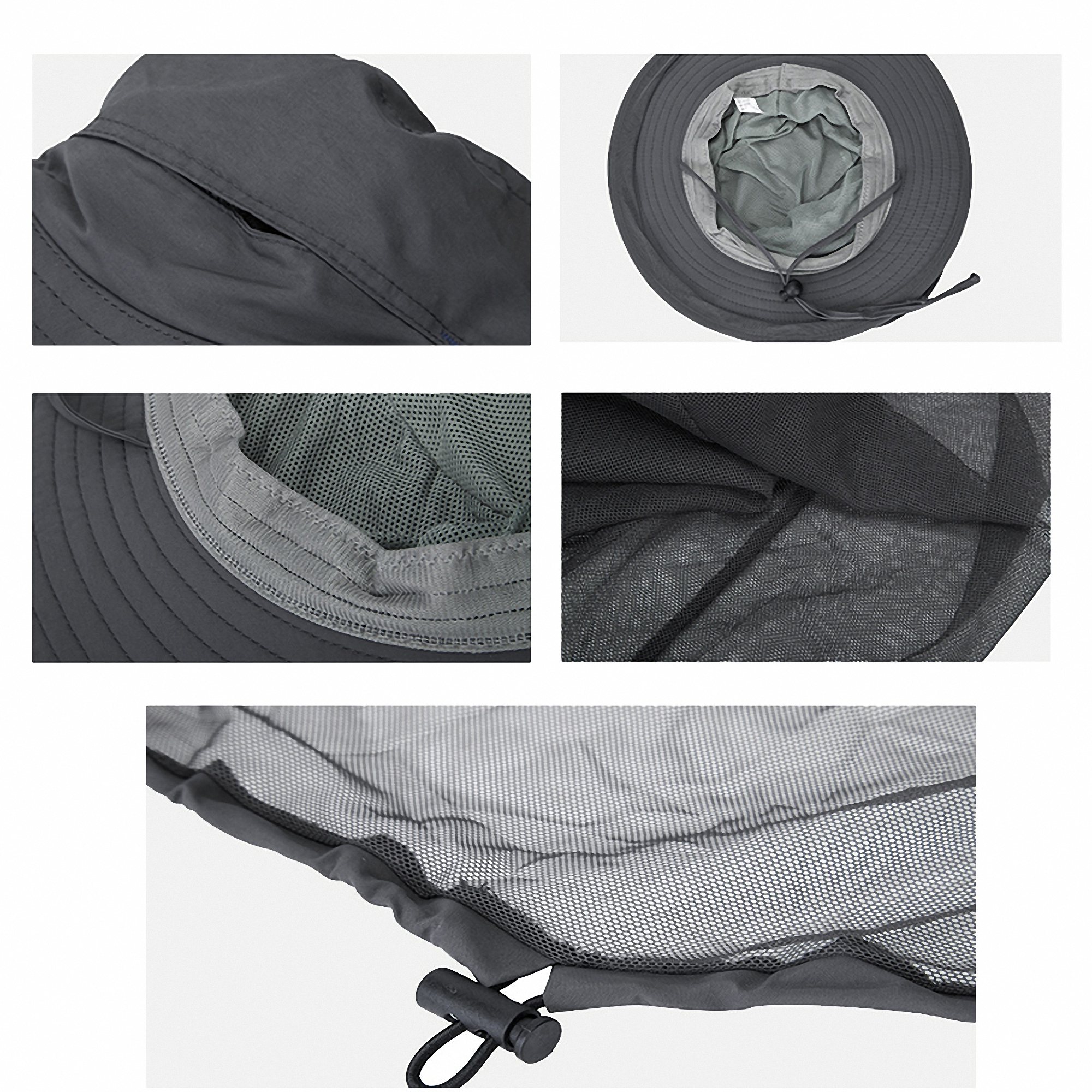 Mosquito Repellent Hat with Head Net Mesh Face Shield 2