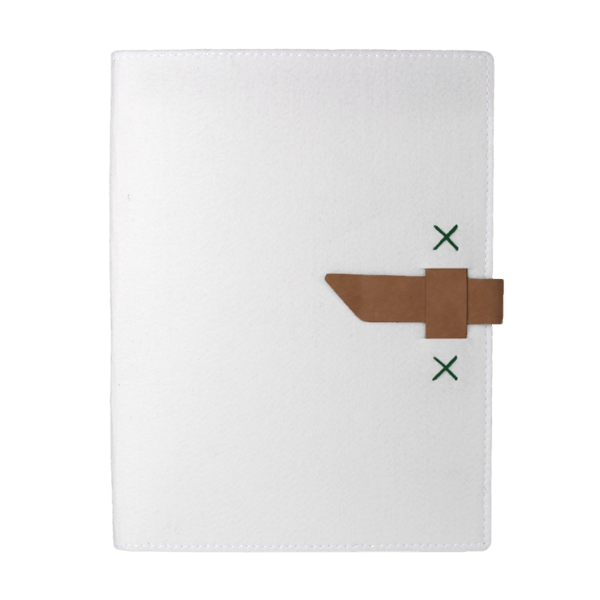 Hubbard Dye-Sublimated Felt Padfolio 132