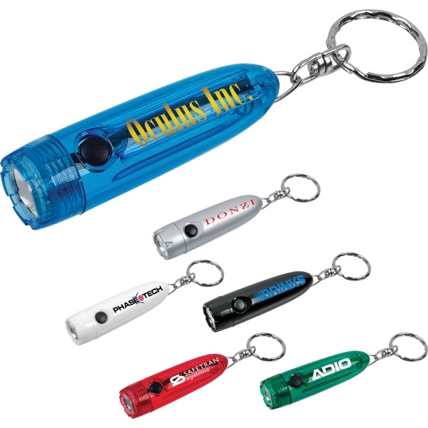 Bullet Flashlight Key Ring 1