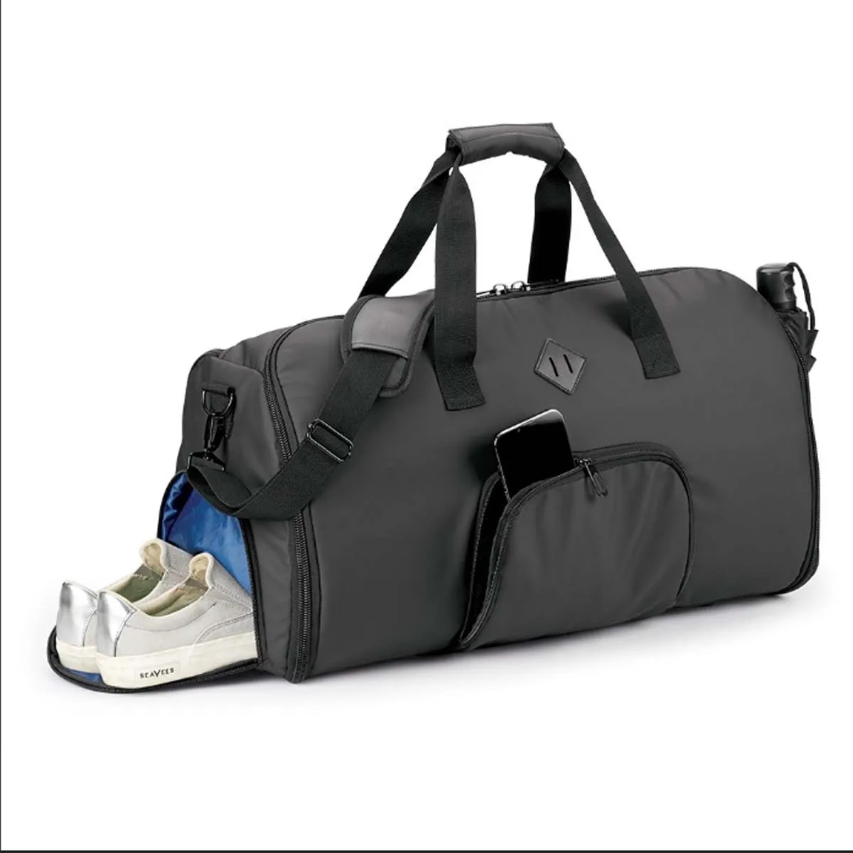 2-in-1 Convertible Garment Duffel Travel Weekender Bag 3