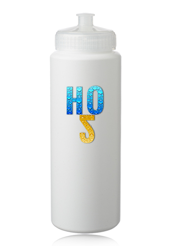 32 oz. HDPE Plastic Sports Water Bottles 2