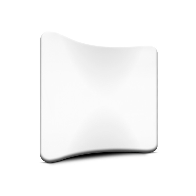 InstaFab™ Curved Back Wall 6' x 5' - Fabric Display Wall 3