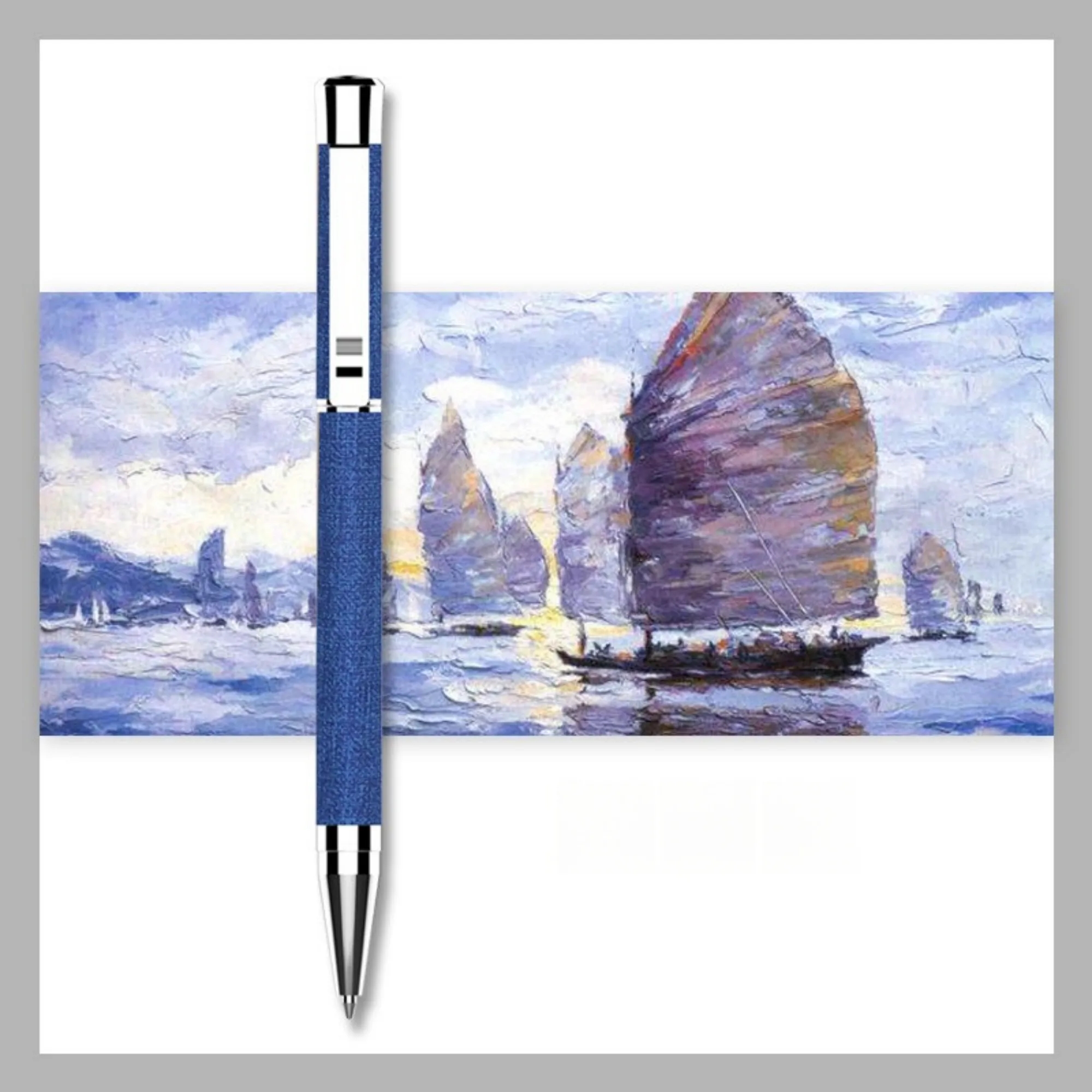 Twist Action PU Leather & Metal Business Pen 7