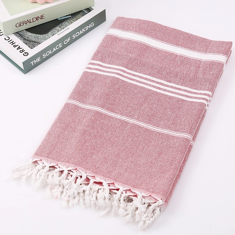 Turkish Jacquard Beach Towel - 39.37'' x 70.87'' 5