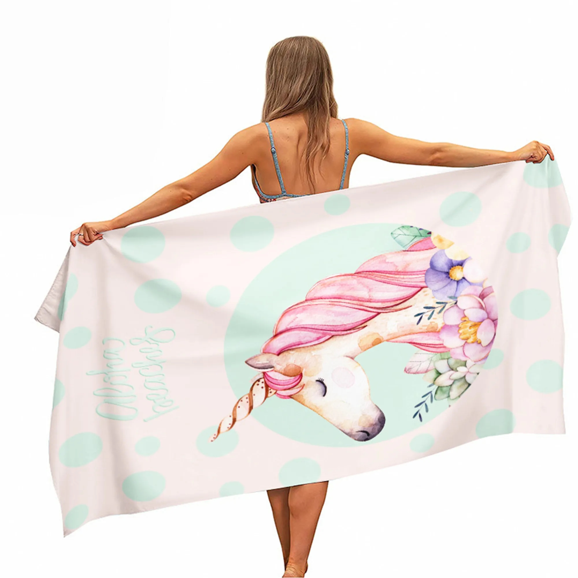 Full Color Printed Microfiber Summer Beach Sport Towel 13