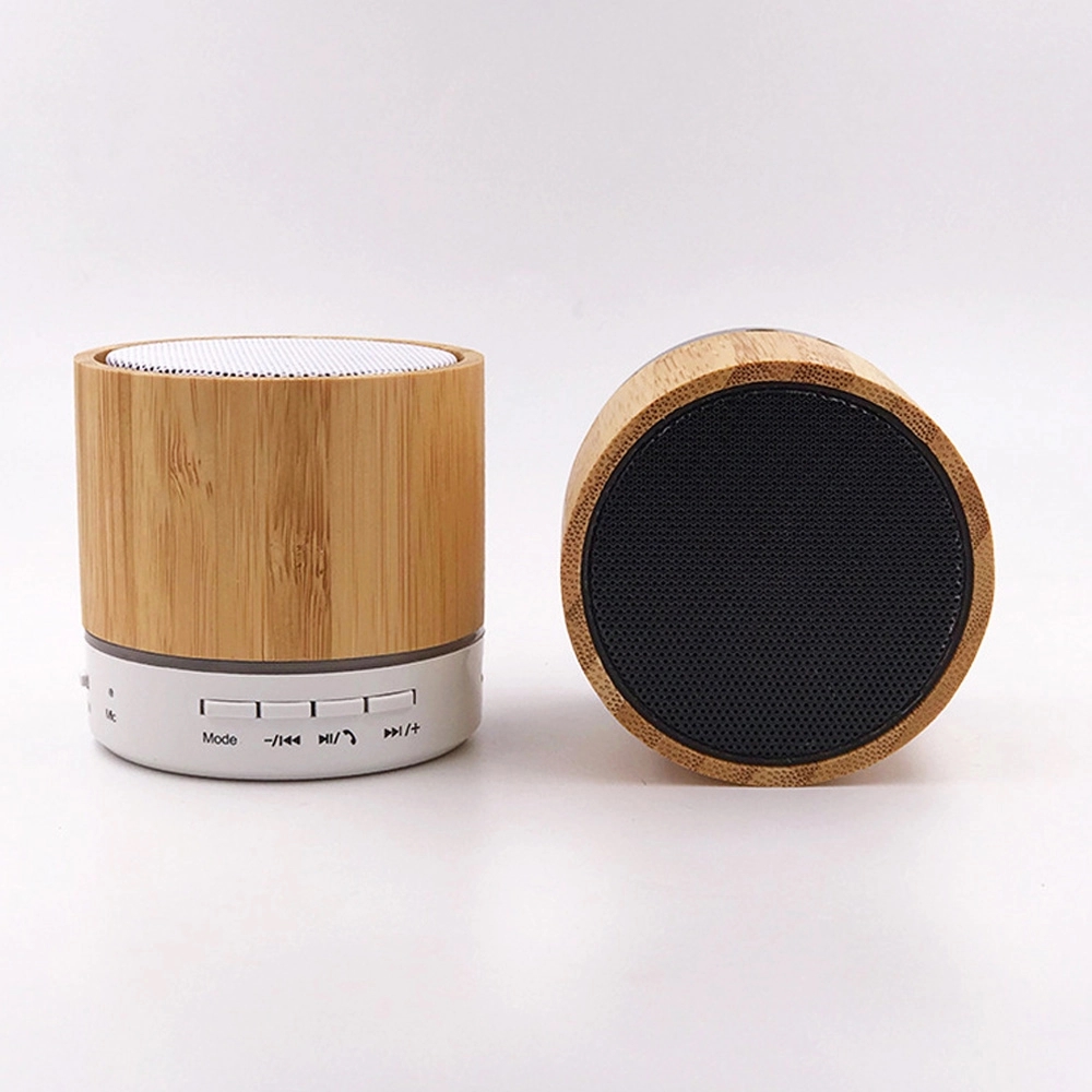 Portable Natural Wooden/Bamboo Wireless Bluetooth Speaker 3
