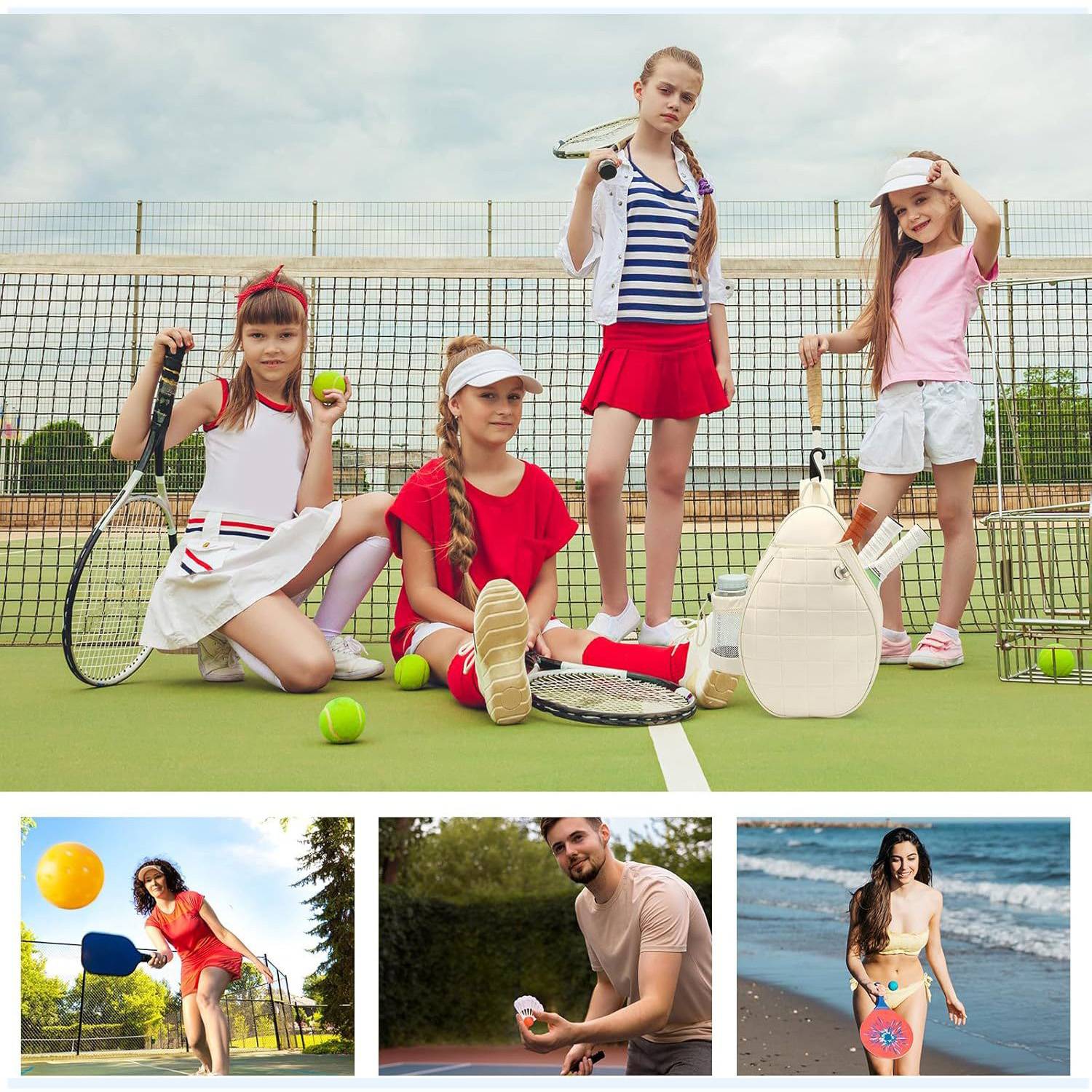 Portable & Durable Polyester Racket Sports Bag 2