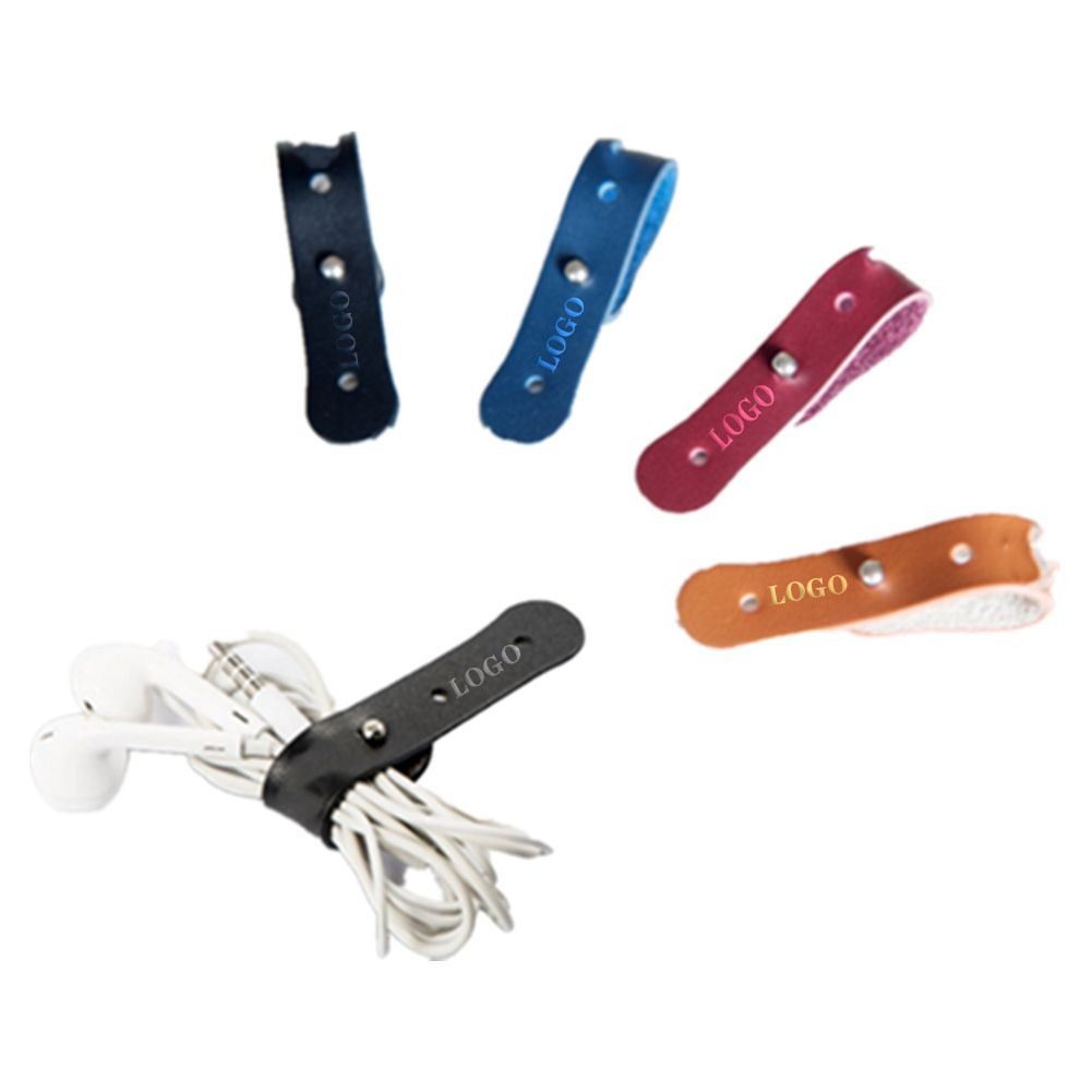 Leather Cable Organizer Earphone Cord Organizer 5