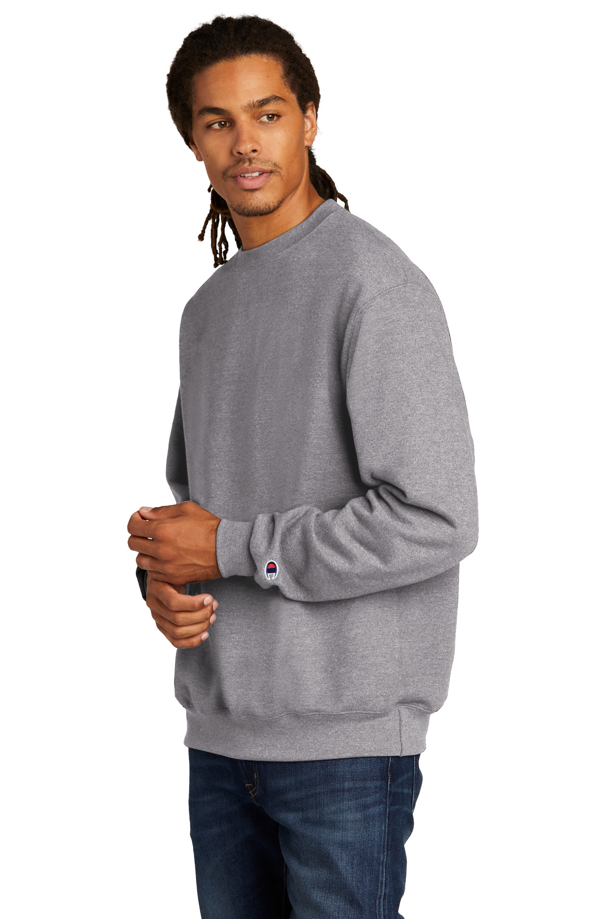 Champion Powerblend Crewneck Sweatshirt. S6000 55