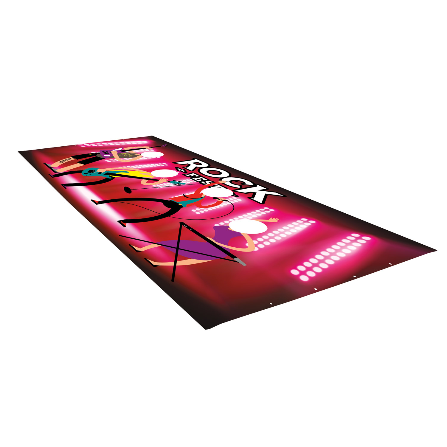 Headliner Quad Face Cutout Replacement Banner (18 oz. Vinyl, Single-Sided) 3