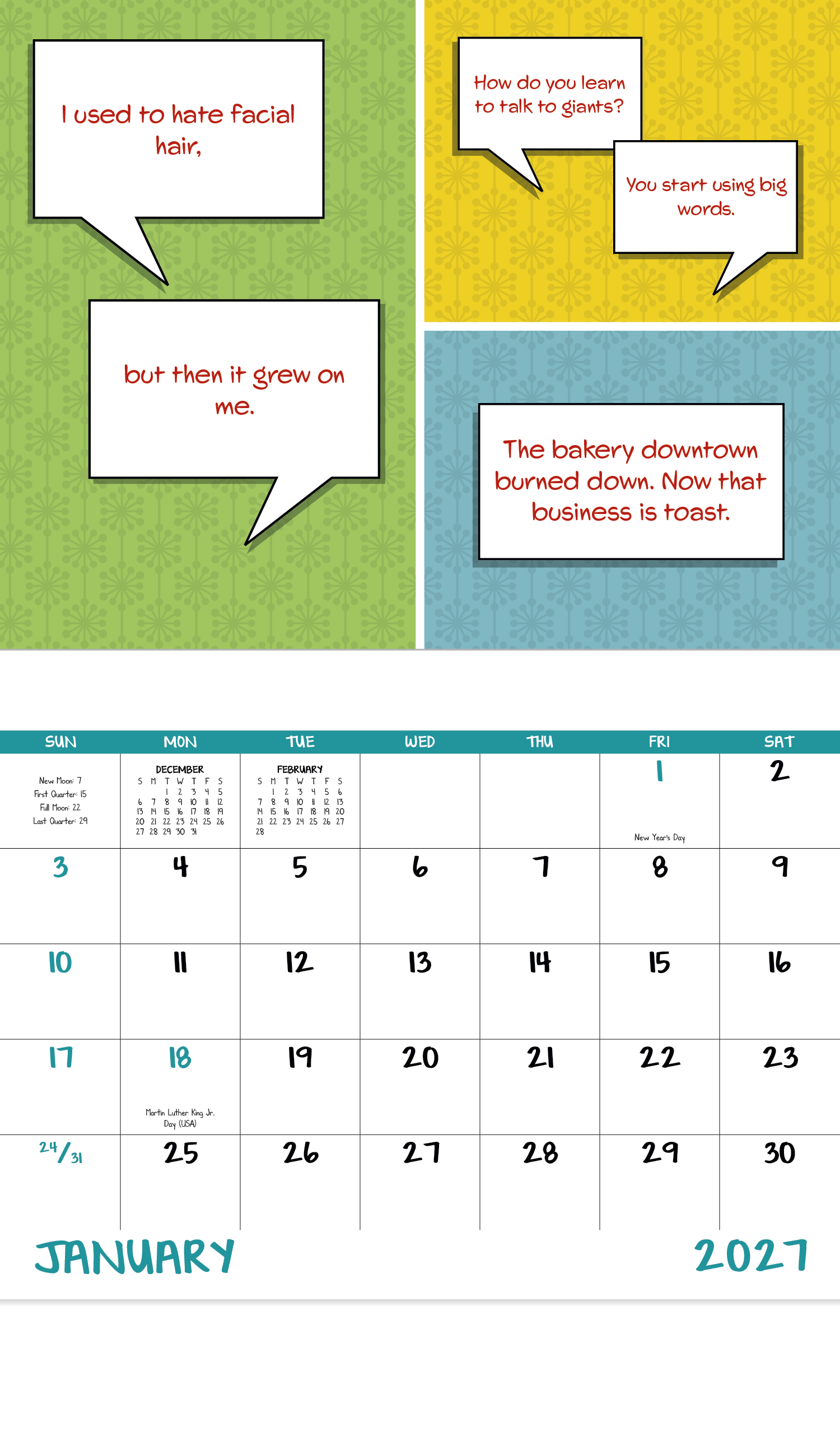 Good Value™ Dad Jokes - Stapled Calendar 21
