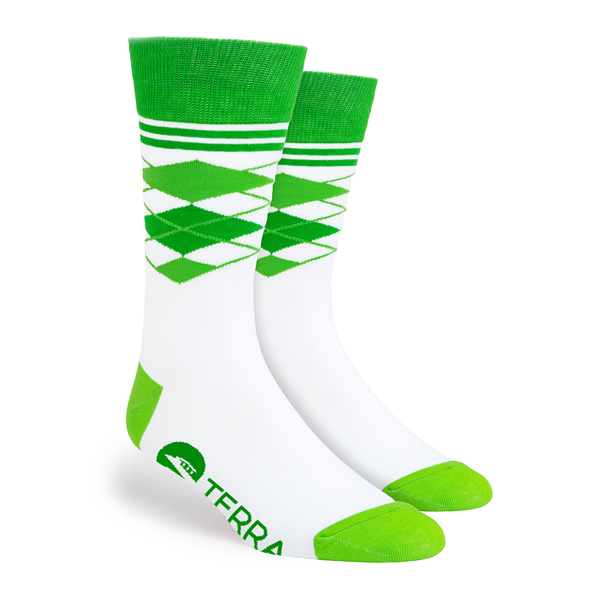 Half Argyle Simpler Socks