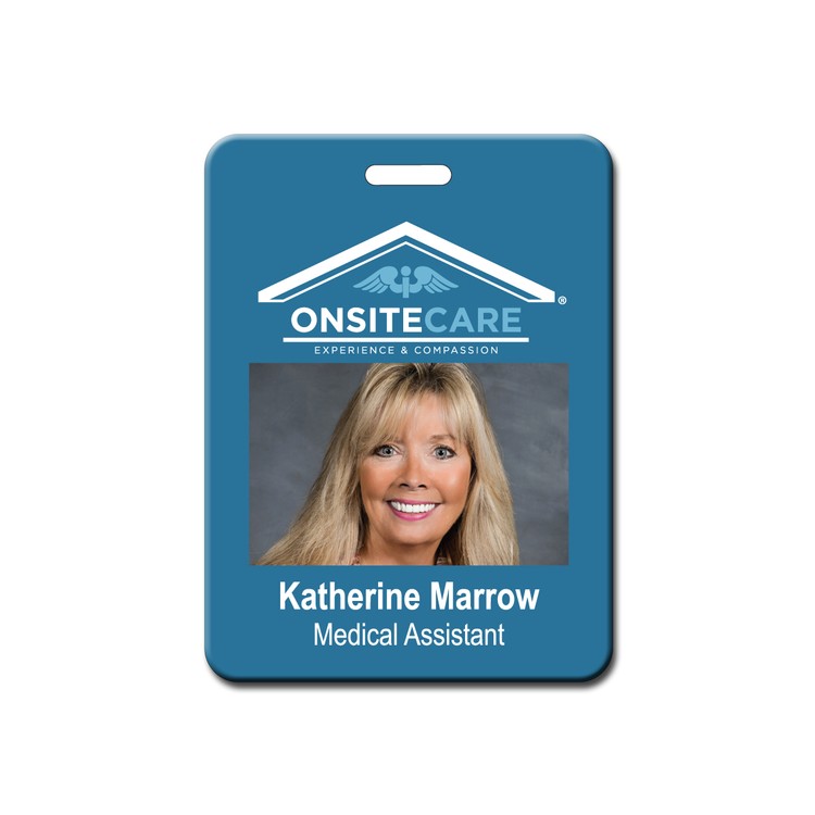 The Parthenon full color badge with a personalized photo 3" X 4" 10