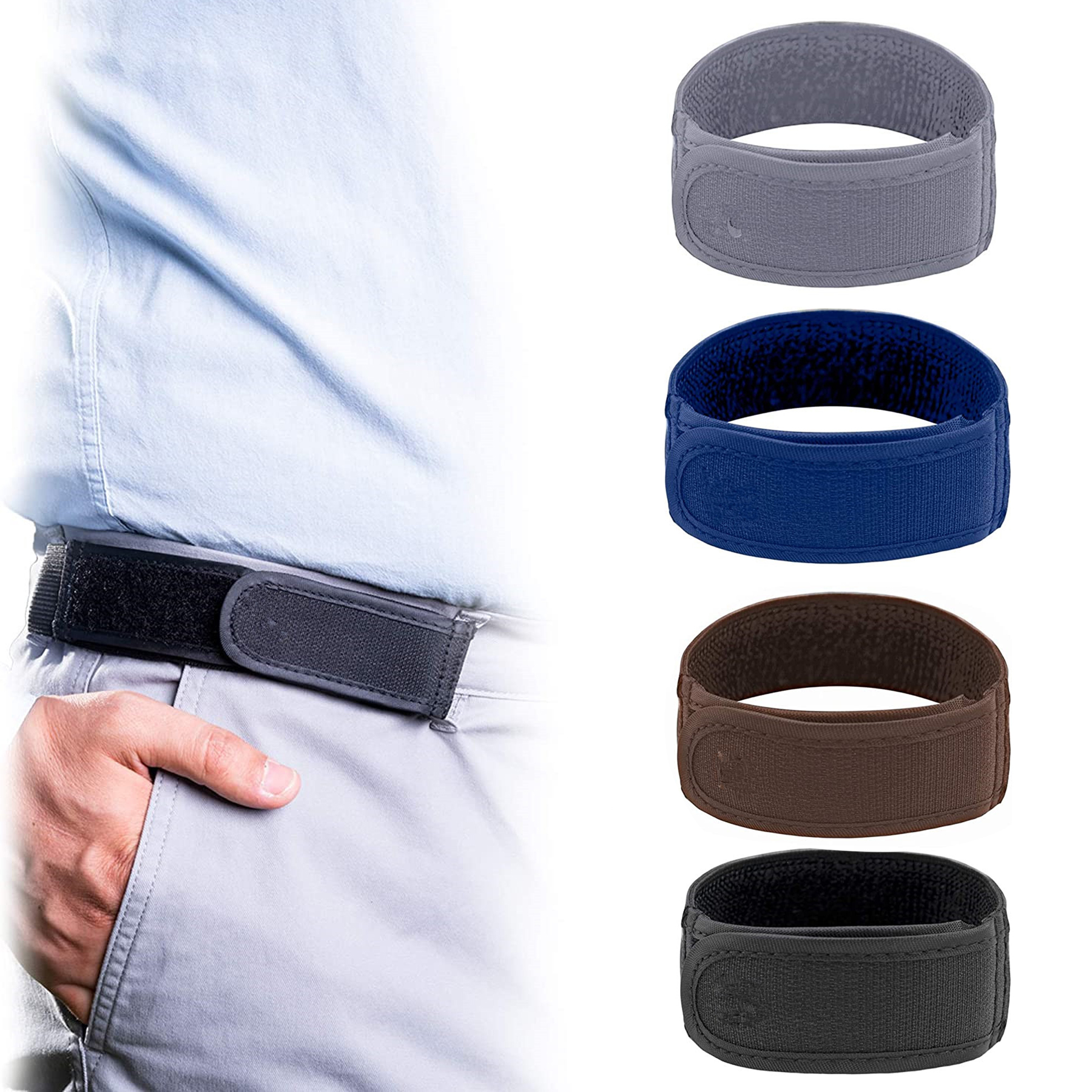 No Buckle Elastic Belt For Men 2