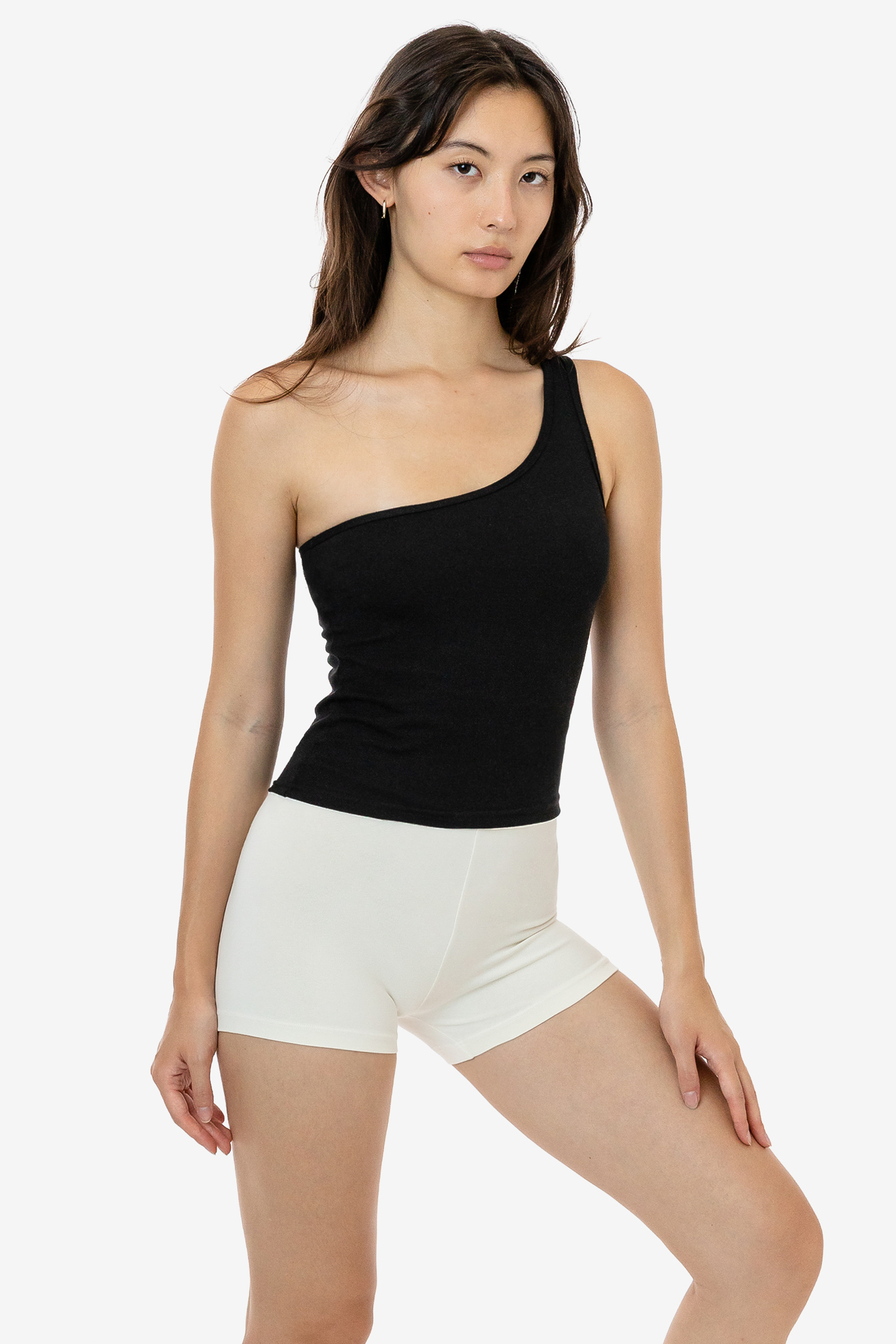 Baby Rib One Shoulder Top 2