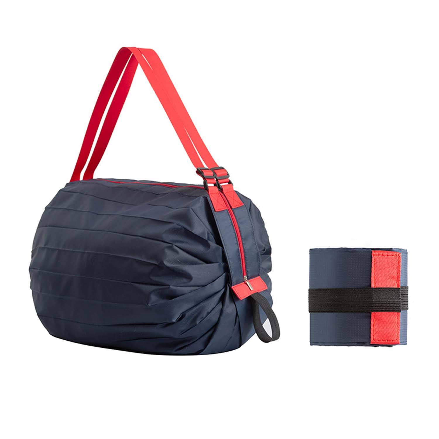 One-Shoulder Reusable Folding Grocery Bags for Shopping, custom tote bag with logo imprint 9