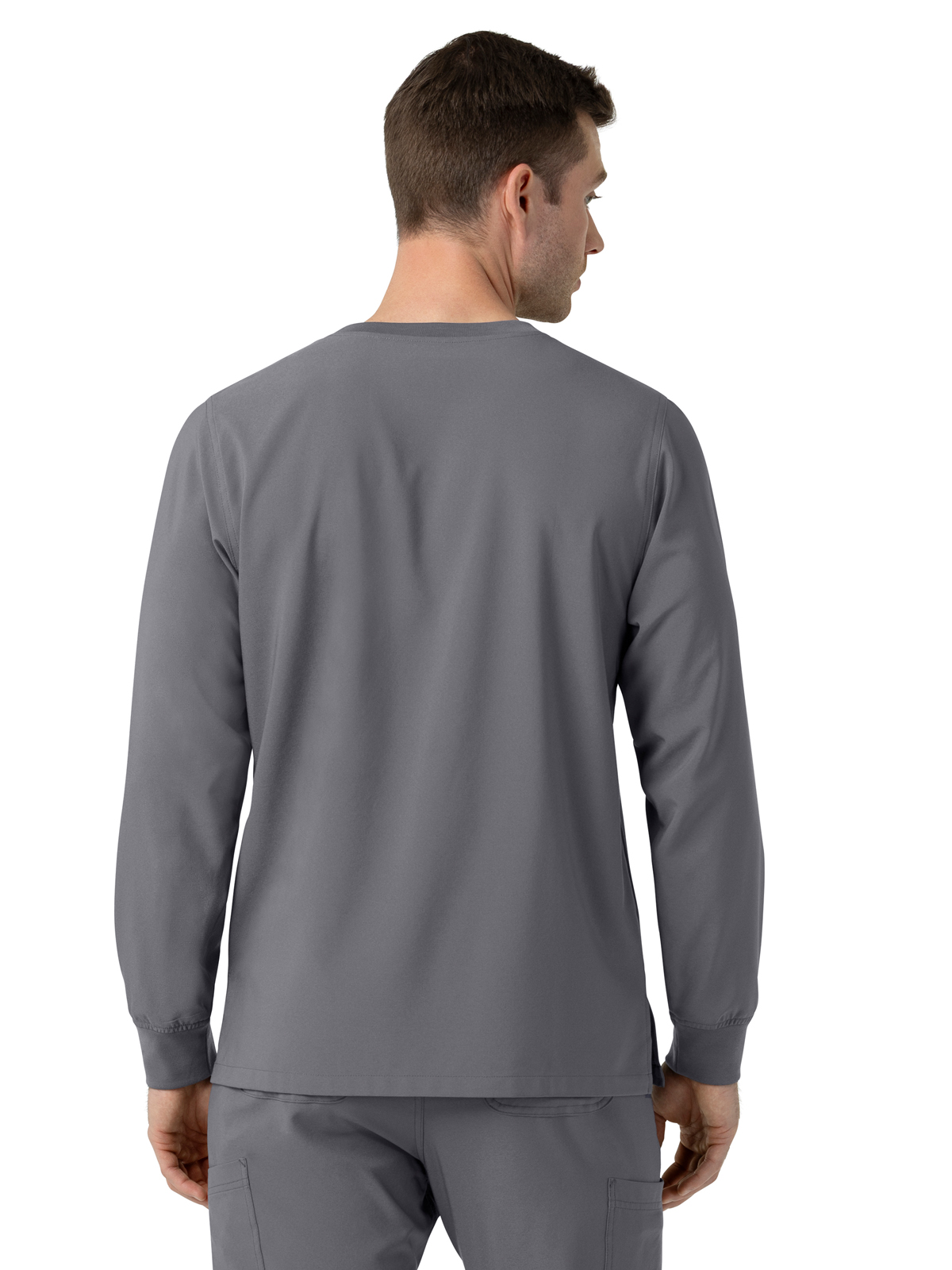 Carhartt Scrubs - Men's Two-Pocket Crew Neck Long Sleeve Scrub Top 16