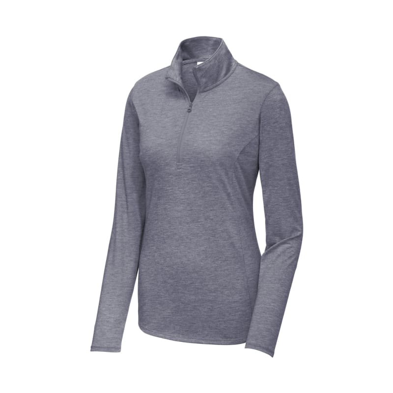 Sport-Tek Women's PosiCharge Tri-Blend Wicking 1/4-Zip Pullover. 33