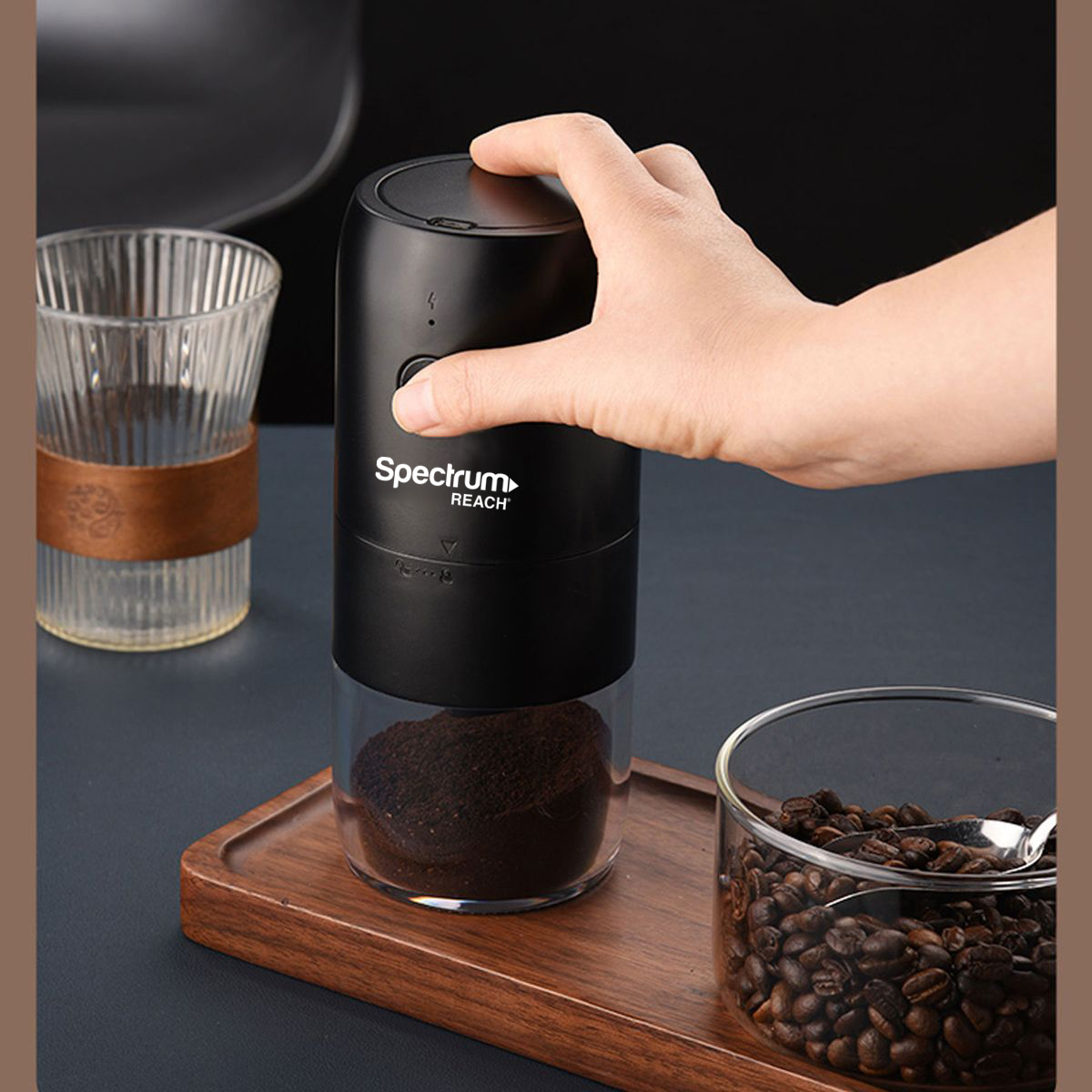 CafePro Electric Coffee Grinder - Ceramic Burr, One-Touch Operation 10