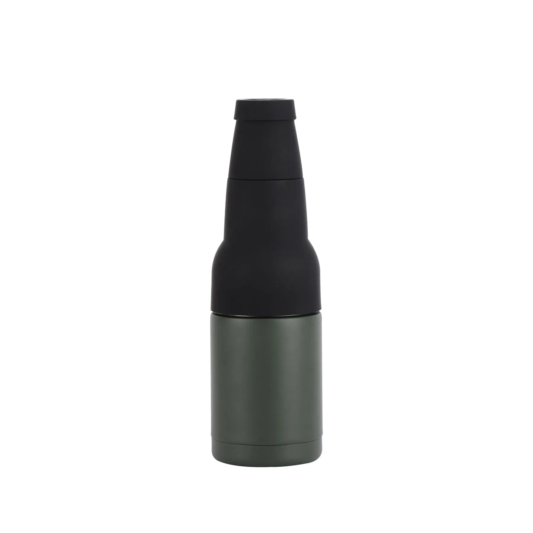 12oz Bottle Shaped Double-Insulated Beer Cooler with Opener 12