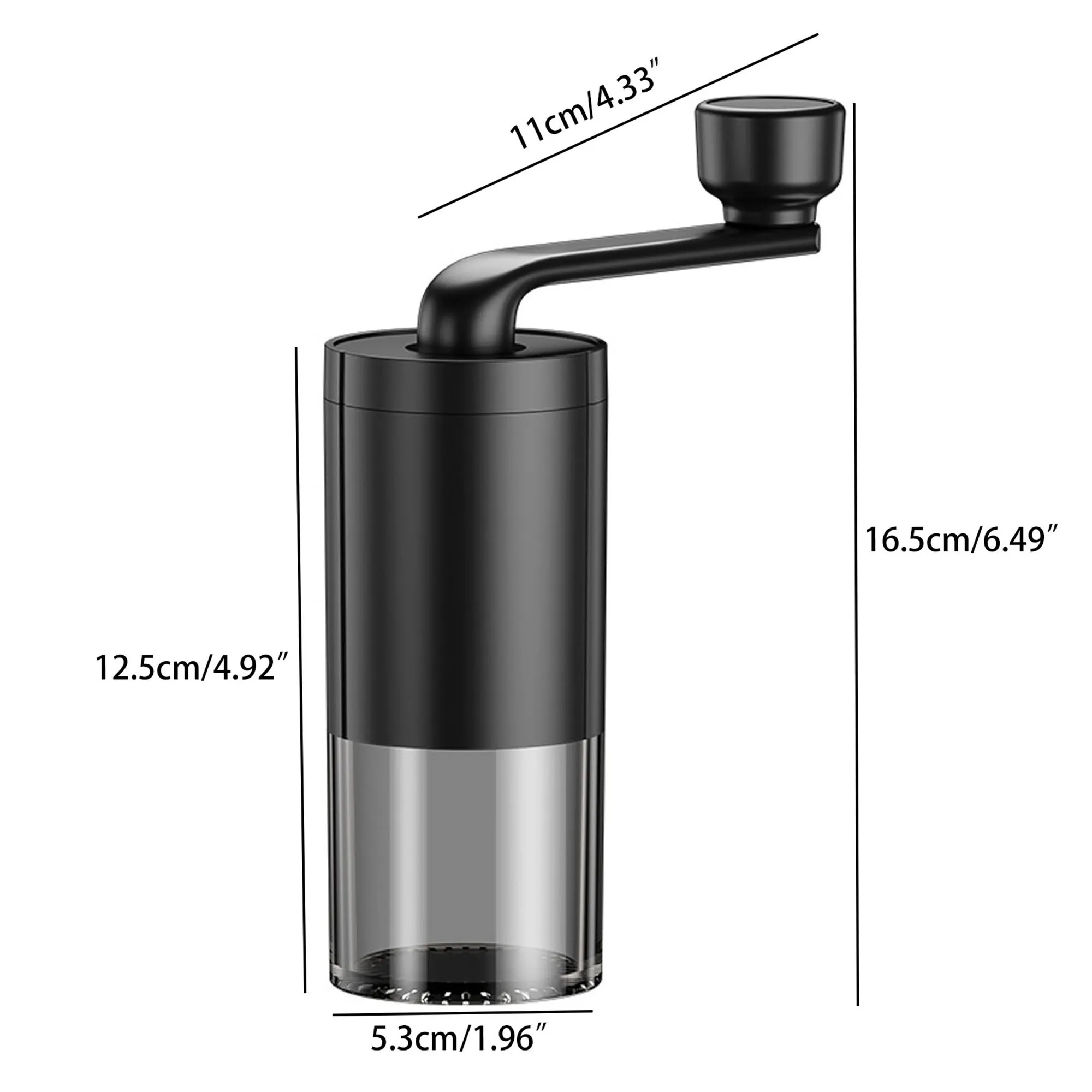 Portable Hand Cranked Coffee Grinder Machine 2