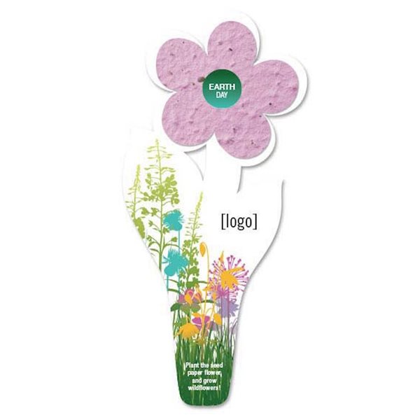 Seed Paper Flower Bookmark 8