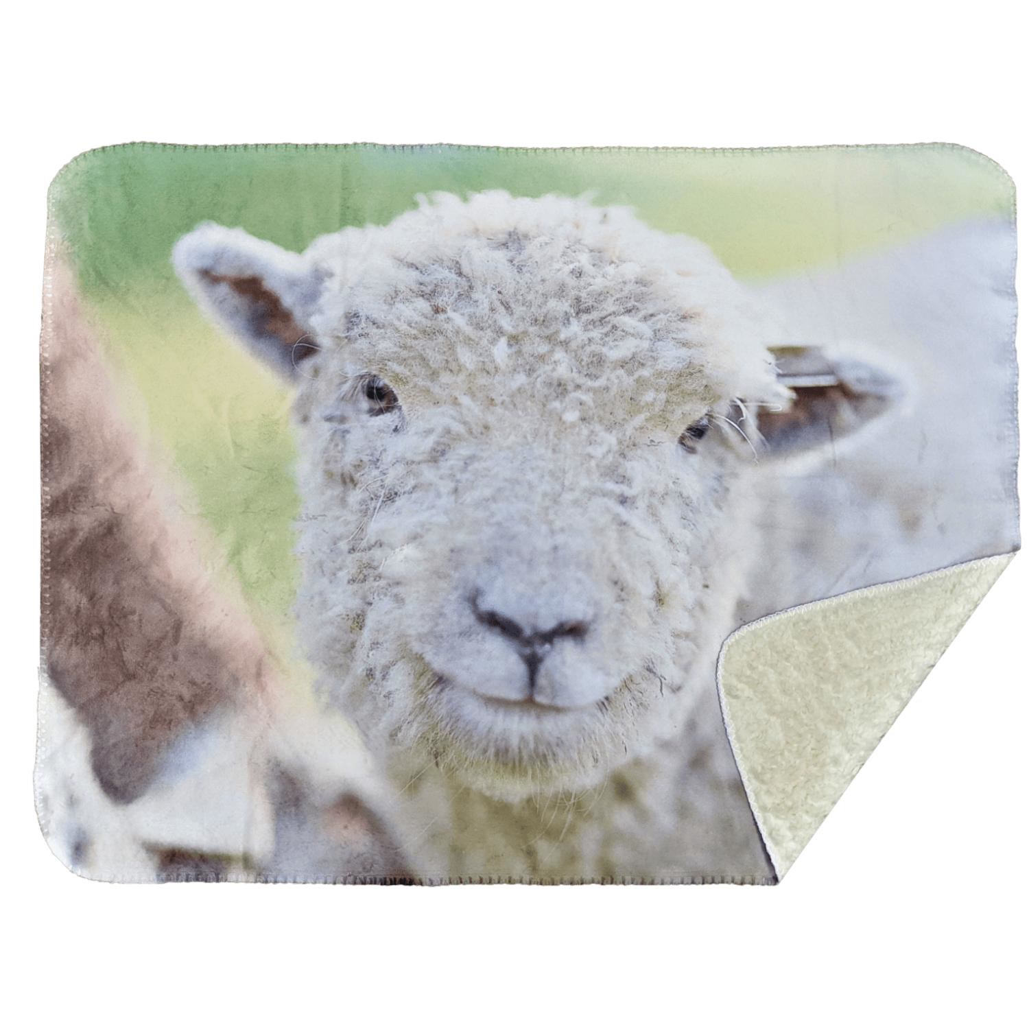 30” x 40” Micro-Mink Sherpa Plush Sublimation Blanket 430 GSM