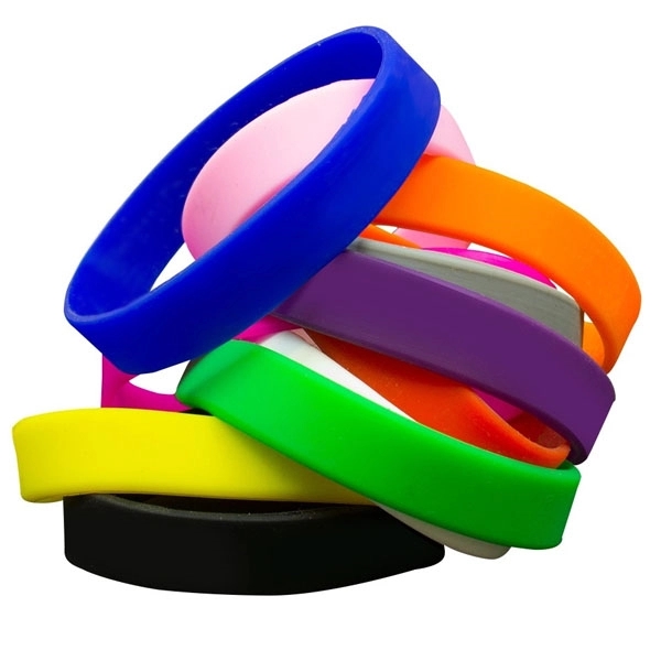 Debossed Silicone Wrist Bands 5