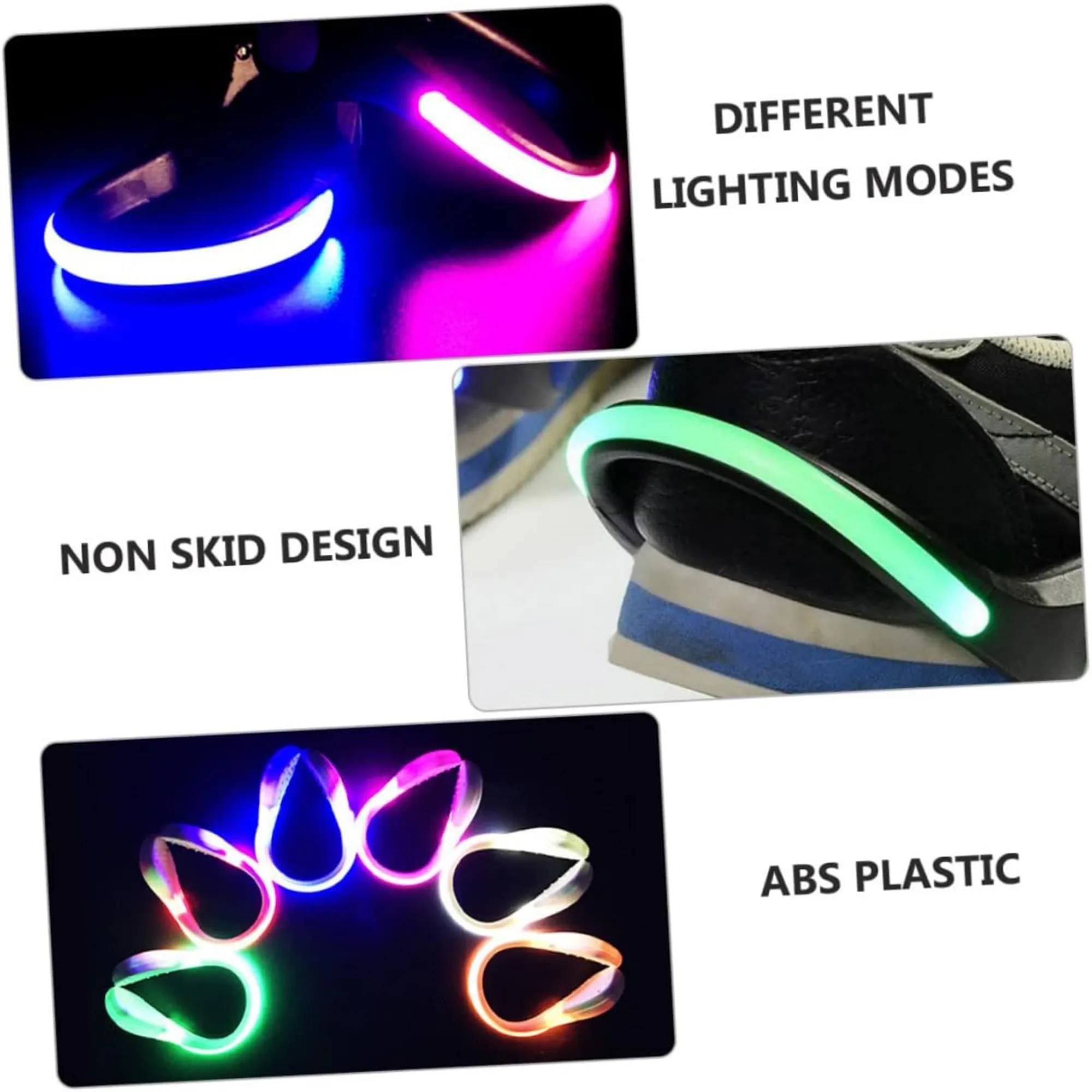 Glow Shoe Clips for Running 3