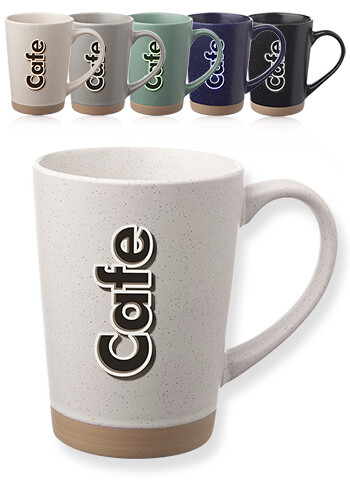 16 oz. Nebula Speckled Clay Coffee Mugs
