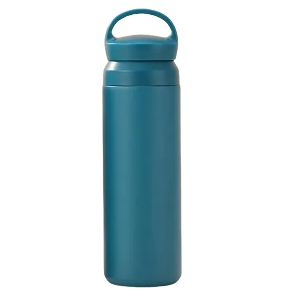 304 Stainless Steel Insulated Bottle with Handle or Flat-Lid, custom water bottle with logo imprint 2