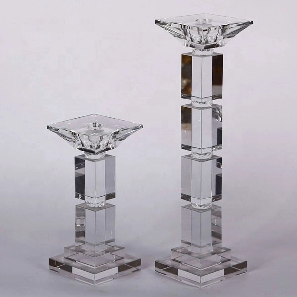Crystal Tealight Table Candlesticks 3