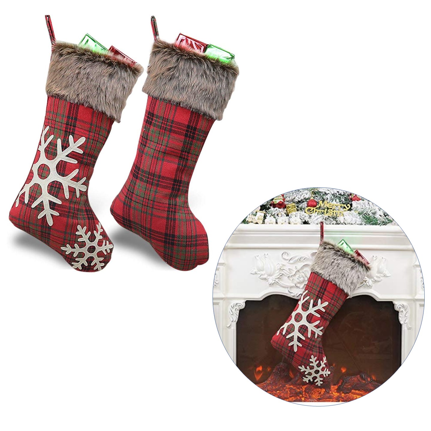 Christmas Stocking Decoration Customized 3