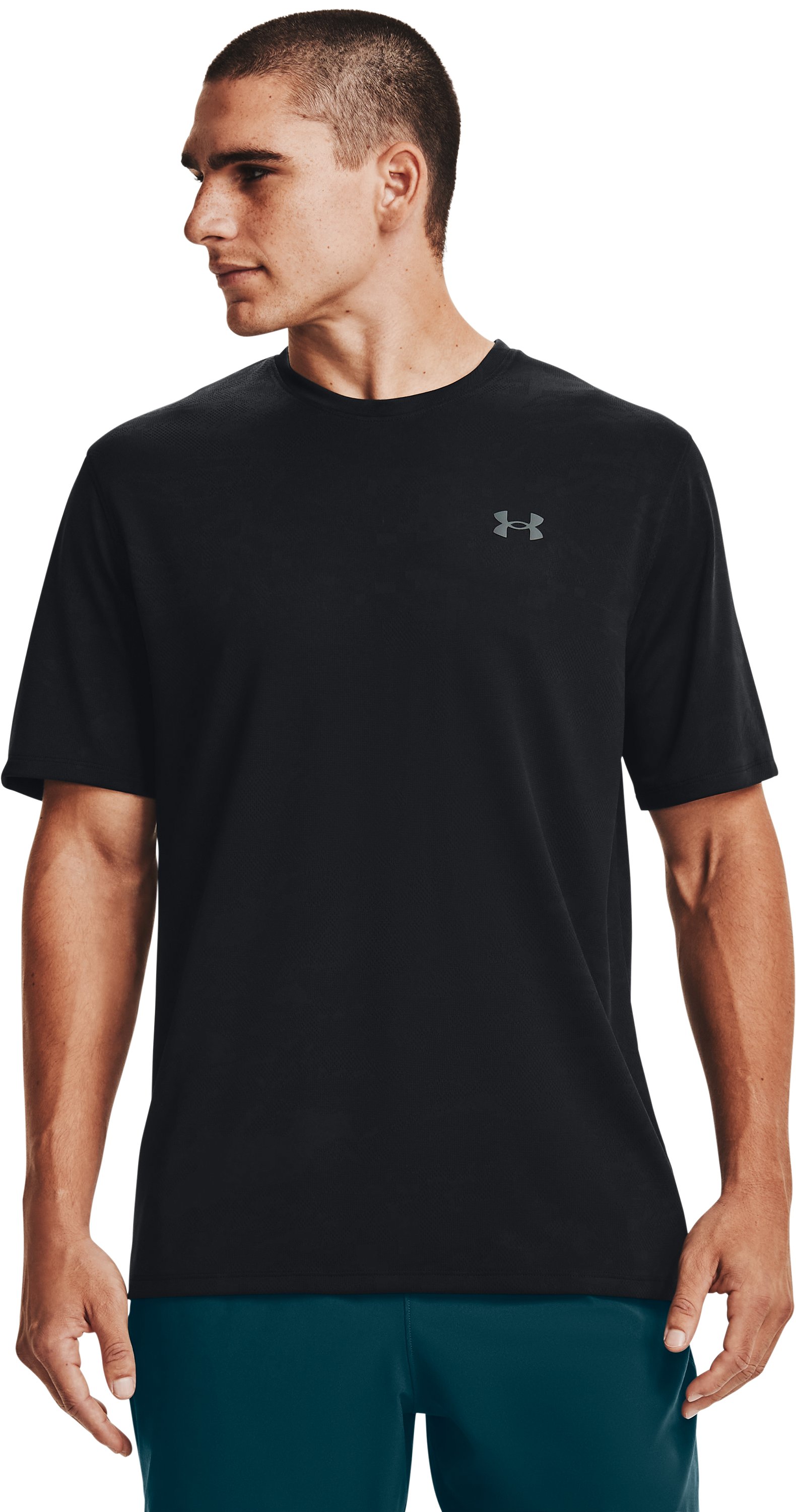 UA Vent Camo Men's Training Short Sleeve 9