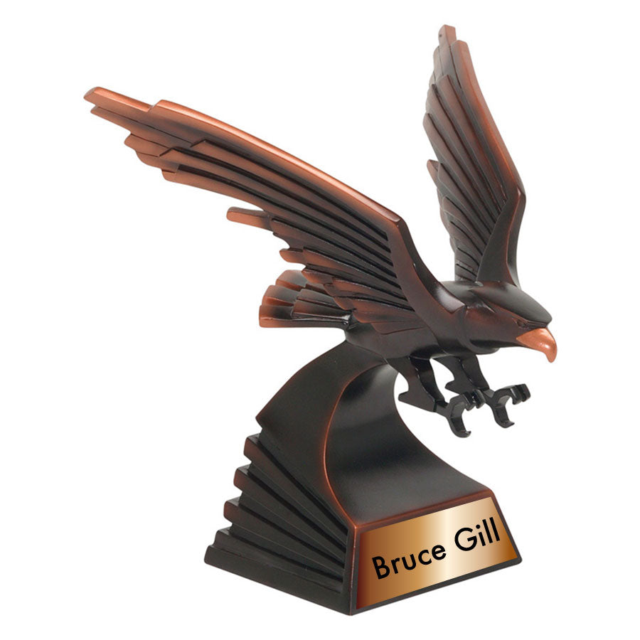 Bronze Eagle Landing Resin 3