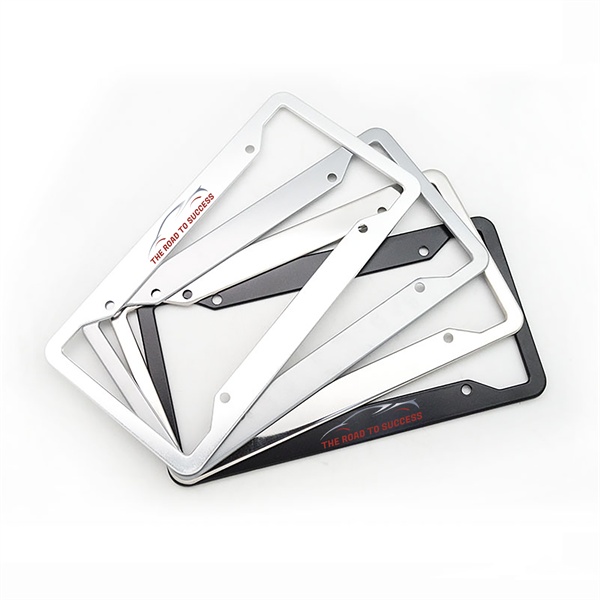 Metal License Plate Frame Full Color 1