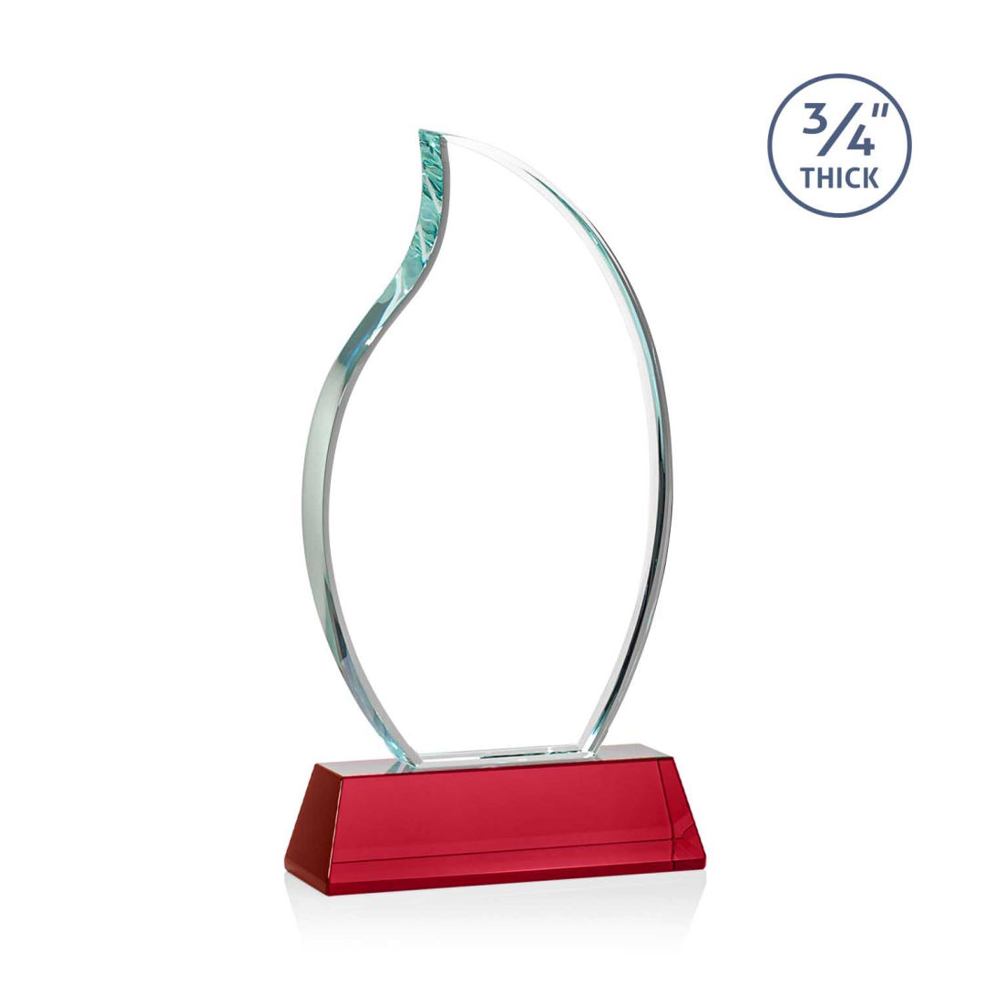 Croydon Flame Award on Newhaven Base - Red 17