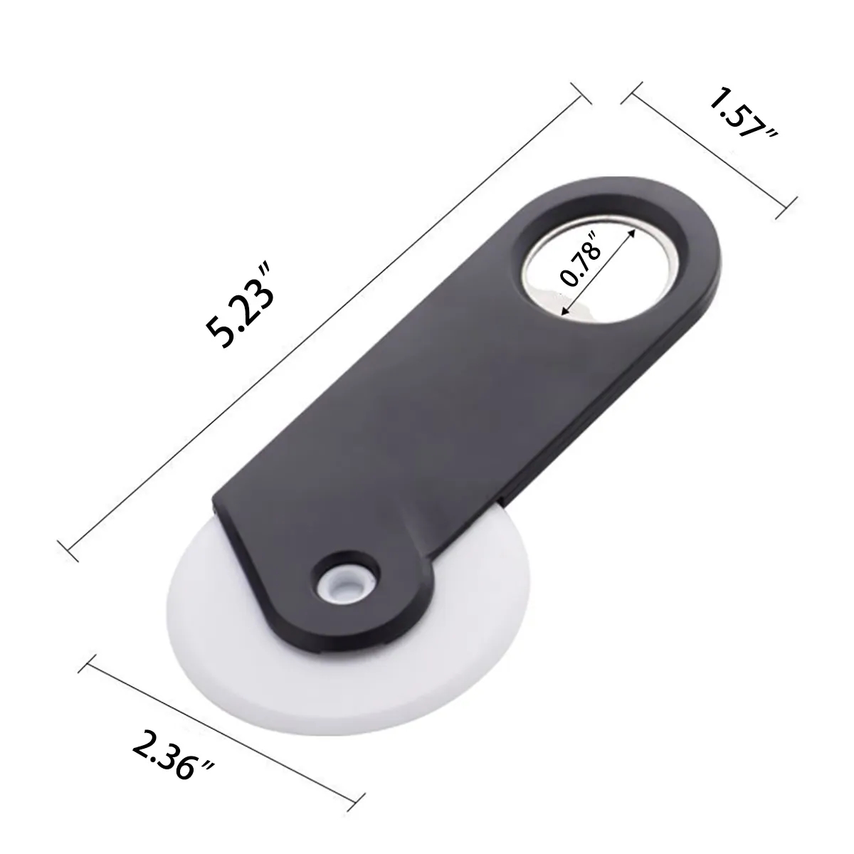 Promotional Eco Friendly Pizza Cutter with Bottle Opener 5